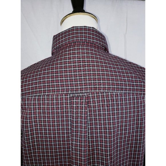 Men's Chaps Plaid Button Down Shirt Small - Picture 5 of 7
